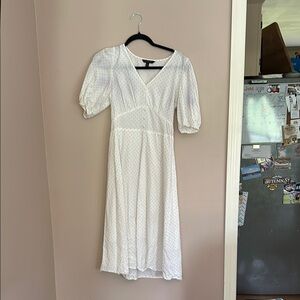 Banana Republic White Midi Dress